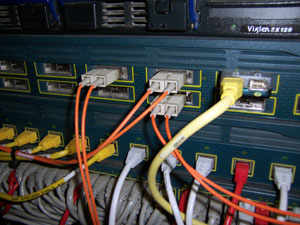 Fibra ottica e twisted pair